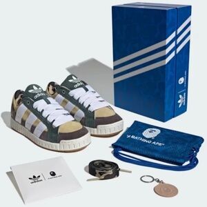 adidas x A Bathing Ape NRTN 'Sand' IE6118 Shoe/Sneaker|RARE NEW! FULL INCLUSION!